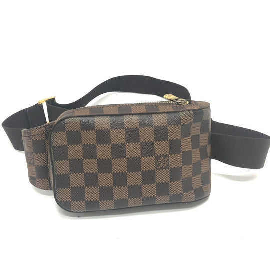 LOUIS VUITTON Sling bag N51994 Damier canvas Brown Damier Geronimos mens Used Authentic