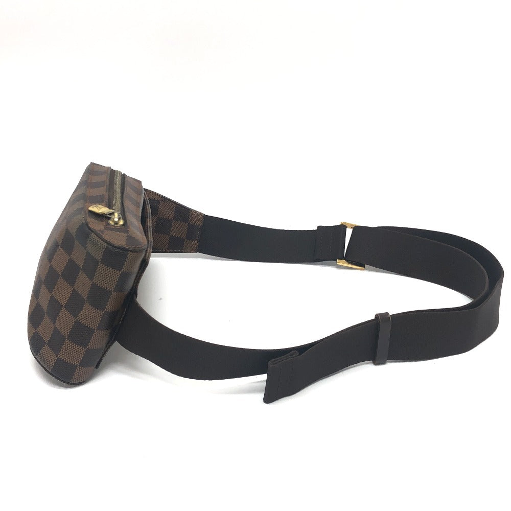 LOUIS VUITTON Sling bag N51994 Damier canvas Brown Damier Geronimos mens Used Authentic