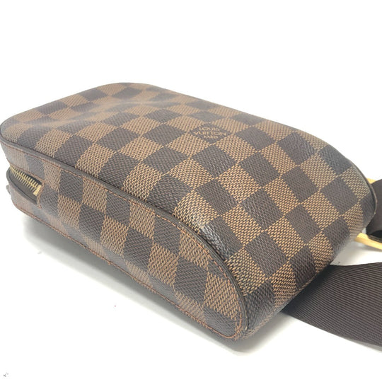 LOUIS VUITTON Sling bag N51994 Damier canvas Brown Damier Geronimos mens Used Authentic