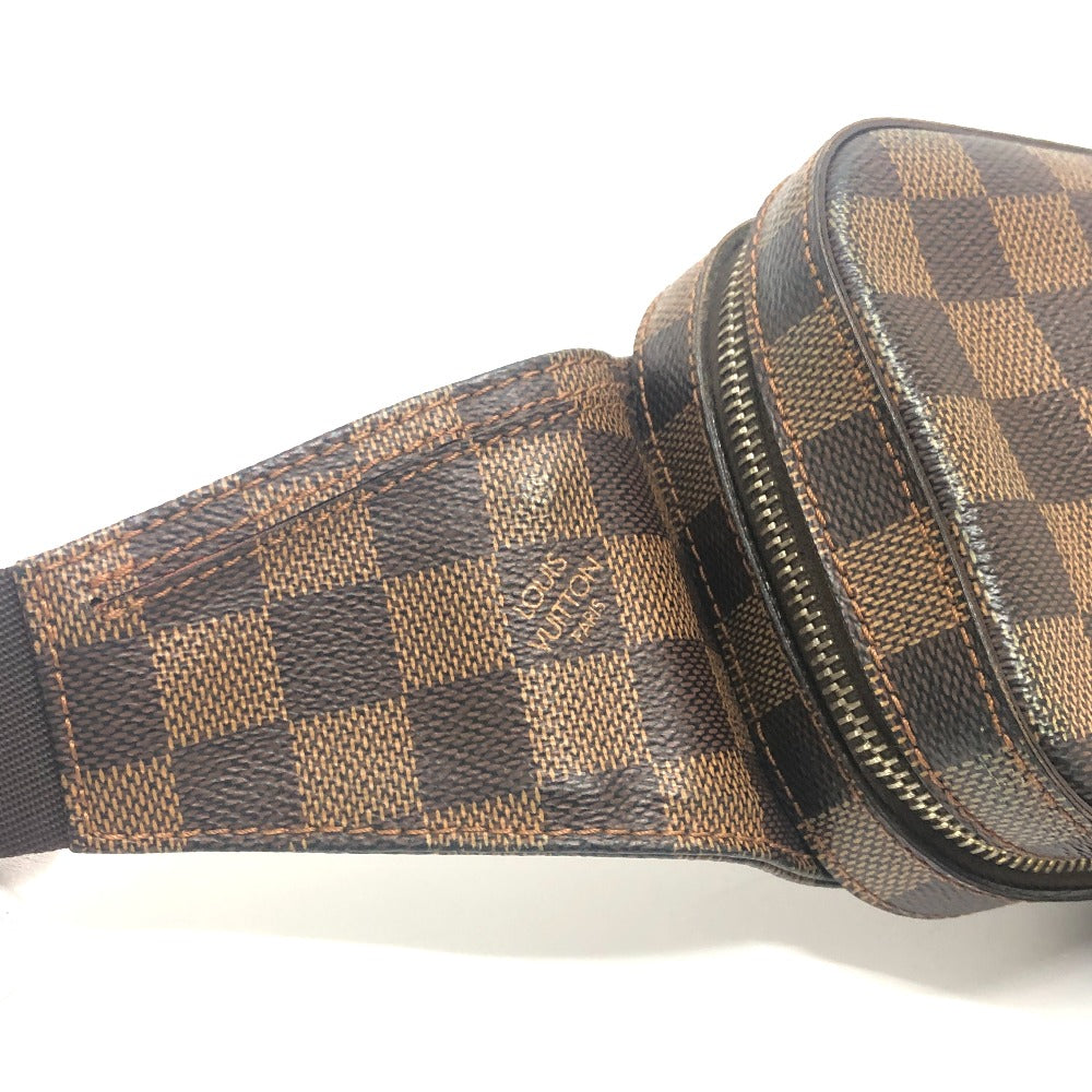 LOUIS VUITTON Sling bag N51994 Damier canvas Brown Damier Geronimos mens Used Authentic