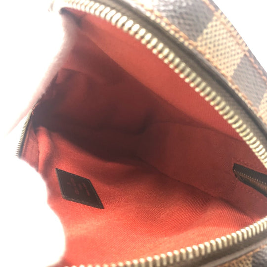 LOUIS VUITTON Sling bag N51994 Damier canvas Brown Damier Geronimos mens Used Authentic