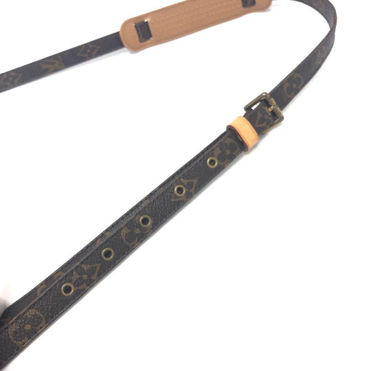 LOUIS VUITTON Handbag M41064 Monogram canvas Brown x black Monogram Pallas Women Used Authentic