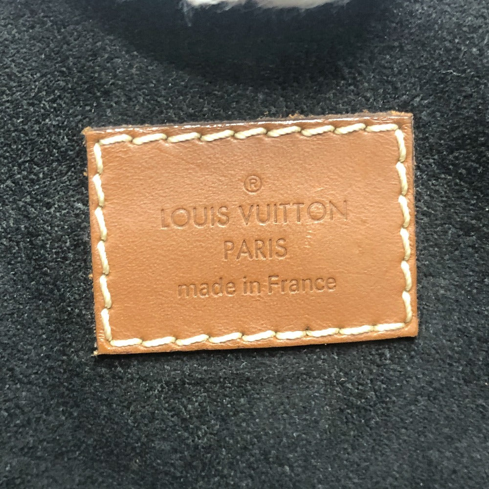 LOUIS VUITTON Handbag M41064 Monogram canvas Brown x black Monogram Pallas Women Used Authentic