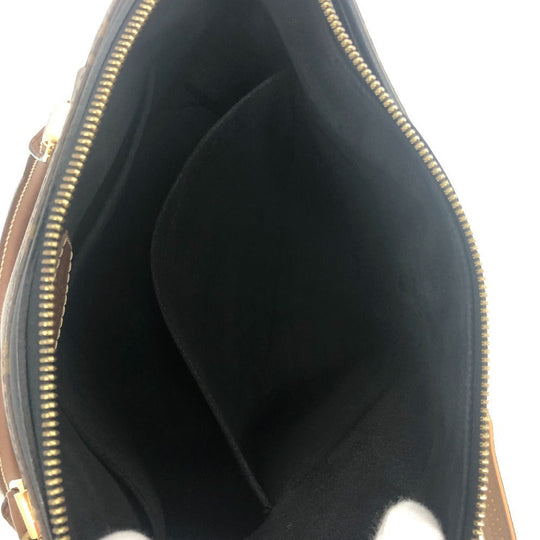 LOUIS VUITTON Handbag M41064 Monogram canvas Brown x black Monogram Pallas Women Used Authentic