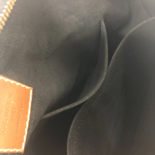 LOUIS VUITTON Handbag M41064 Monogram canvas Brown x black Monogram Pallas Women Used Authentic