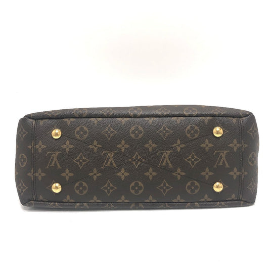 LOUIS VUITTON Handbag M41064 Monogram canvas Brown x black Monogram Pallas Women Used Authentic