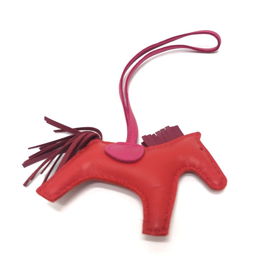HERMES charm Anyo Miro Red Rodeo PM Women Used Authentic