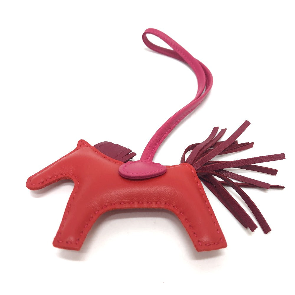 HERMES charm Anyo Miro Red Rodeo PM Women Used Authentic