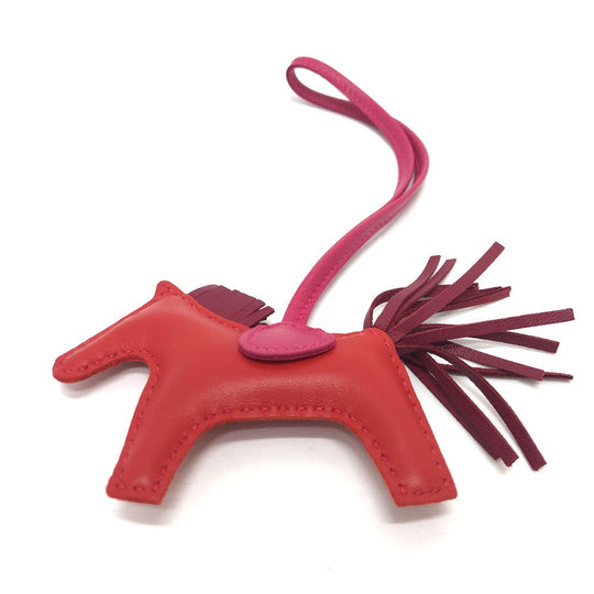 HERMES charm Anyo Miro Red Rodeo PM Women Used Authentic