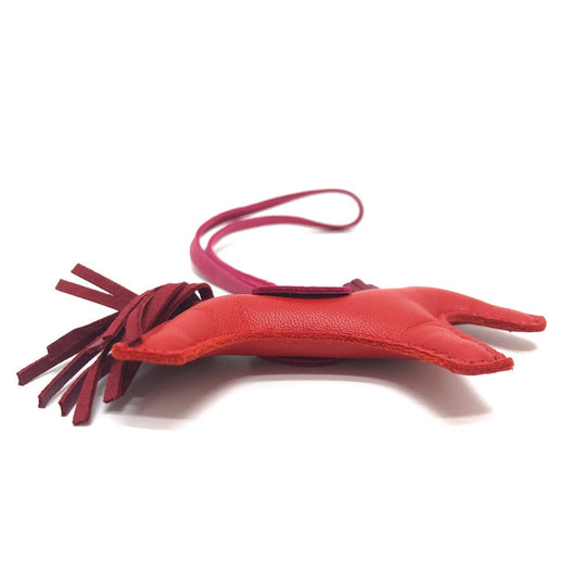 HERMES charm Anyo Miro Red Rodeo PM Women Used Authentic