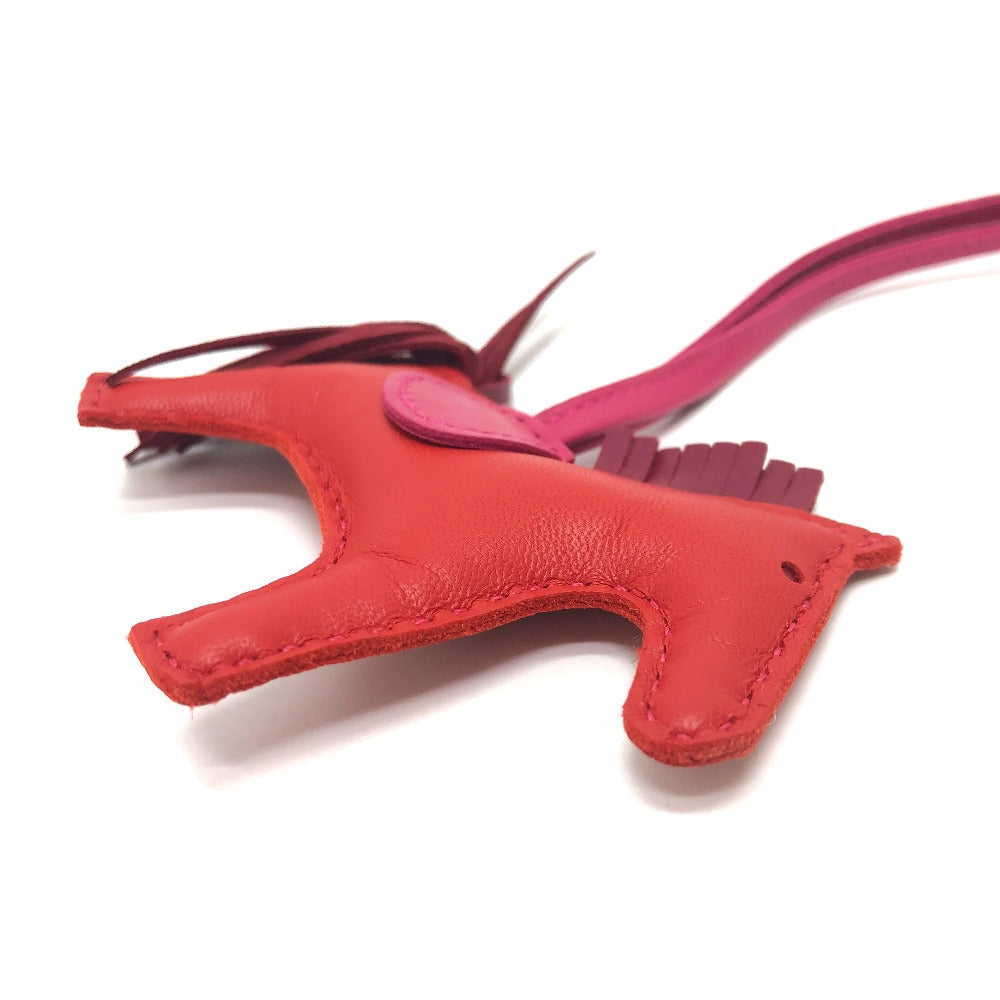 HERMES charm Anyo Miro Red Rodeo PM Women Used Authentic