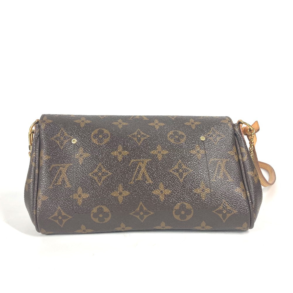 LOUIS VUITTON Shoulder Bag M40717 Monogram canvas Brown Monogram Favorit PM Women Secondhand Authentic