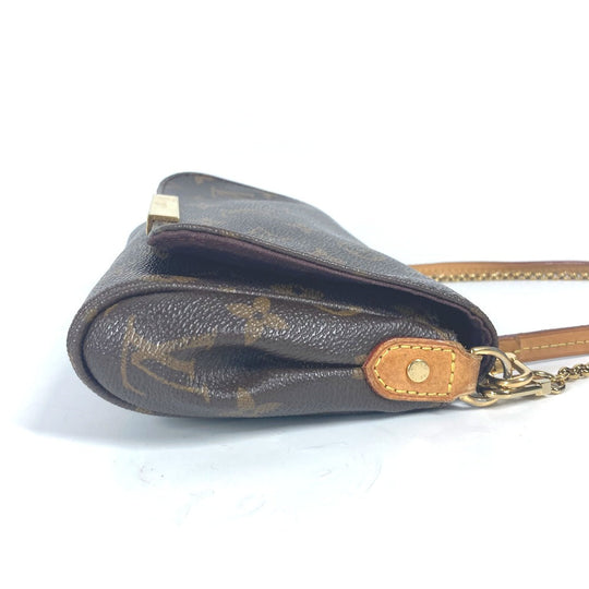 LOUIS VUITTON Shoulder Bag M40717 Monogram canvas Brown Monogram Favorit PM Women Secondhand Authentic
