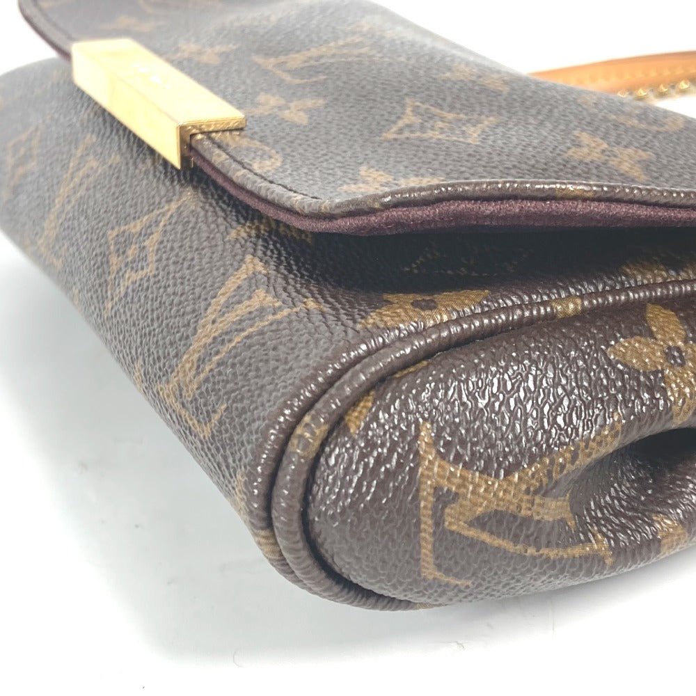 LOUIS VUITTON Shoulder Bag M40717 Monogram canvas Brown Monogram Favorit PM Women Secondhand Authentic