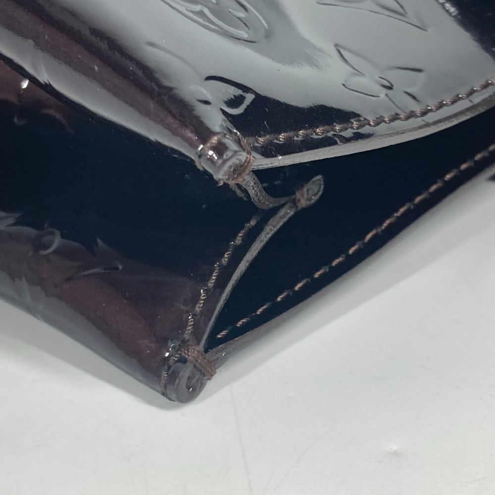 LOUIS VUITTON Handbag M93641 Monogram Vernis Purple type Monogram Vernis Wilshire PM Women Secondhand Authentic