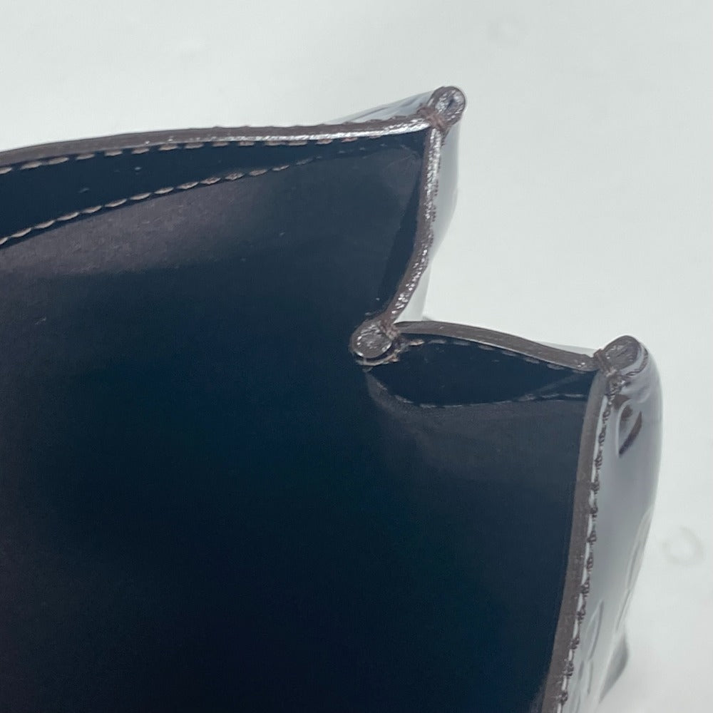 LOUIS VUITTON Handbag M93641 Monogram Vernis Purple type Monogram Vernis Wilshire PM Women Secondhand Authentic