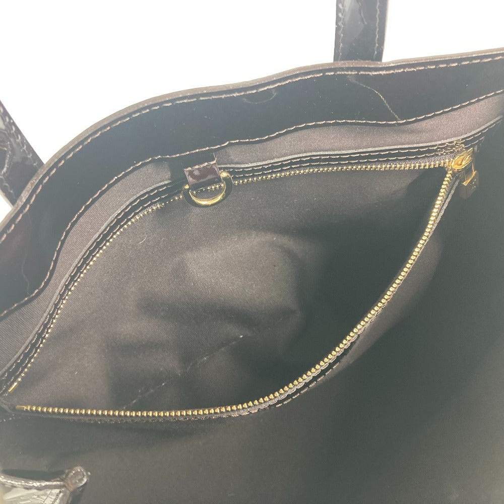 LOUIS VUITTON Handbag M93641 Monogram Vernis Purple type Monogram Vernis Wilshire PM Women Secondhand Authentic