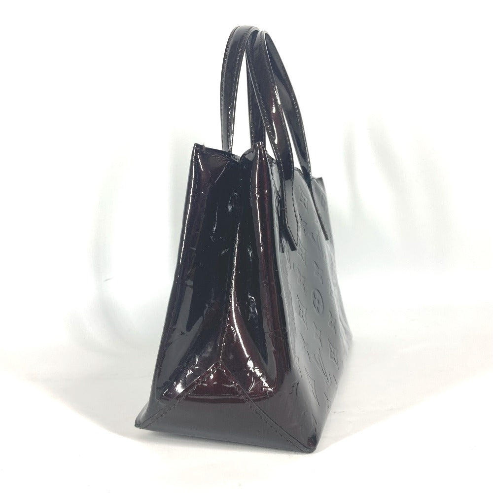 LOUIS VUITTON Handbag M93641 Monogram Vernis Purple type Monogram Vernis Wilshire PM Women Secondhand Authentic