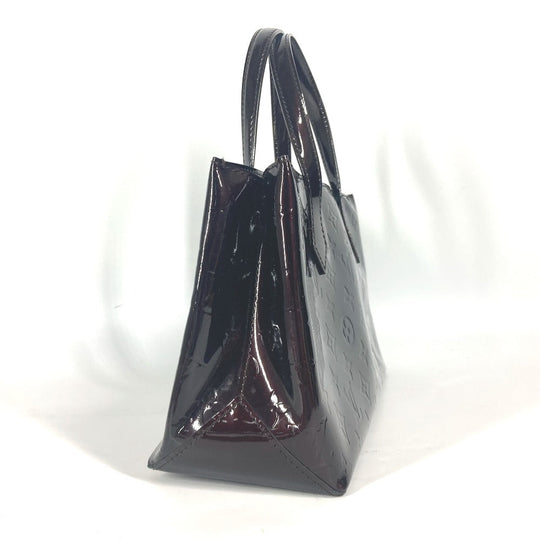 LOUIS VUITTON Handbag M93641 Monogram Vernis Purple type Monogram Vernis Wilshire PM Women Secondhand Authentic
