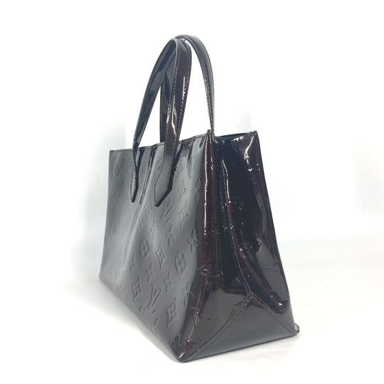 LOUIS VUITTON Handbag M93641 Monogram Vernis Purple type Monogram Vernis Wilshire PM Women Secondhand Authentic