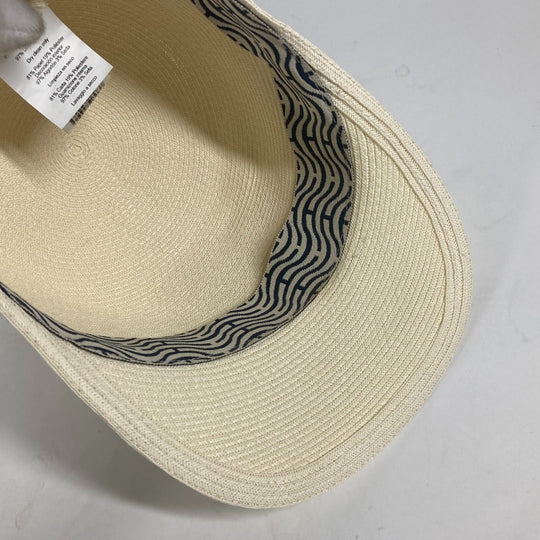 HERMES cap H221035N Polyester, Paper White type Serie button Emma Emma 56