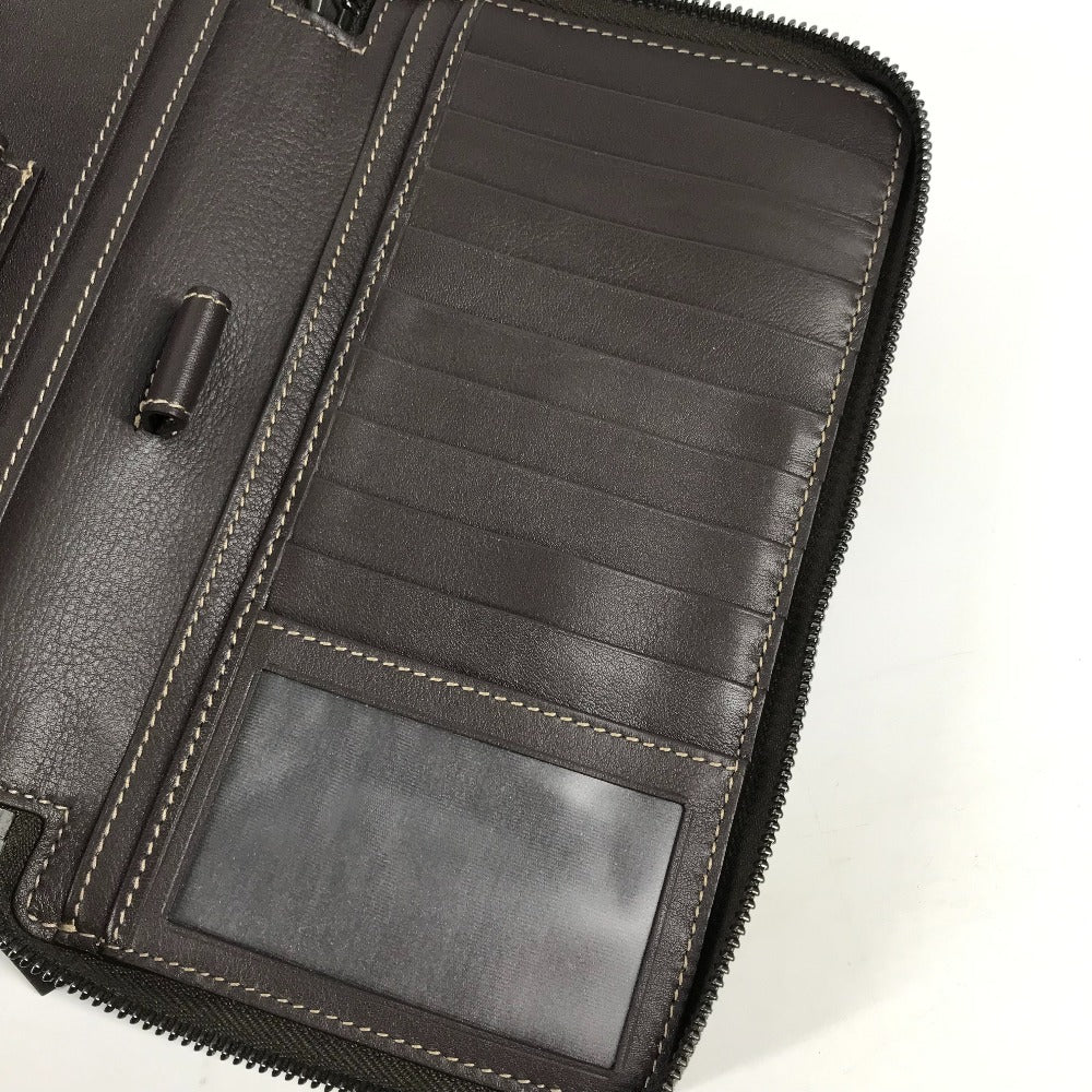 GUCCI Travel case 336298 GG Supreme Canvas Beige x brown GG Supreme Long Wallet Purse
