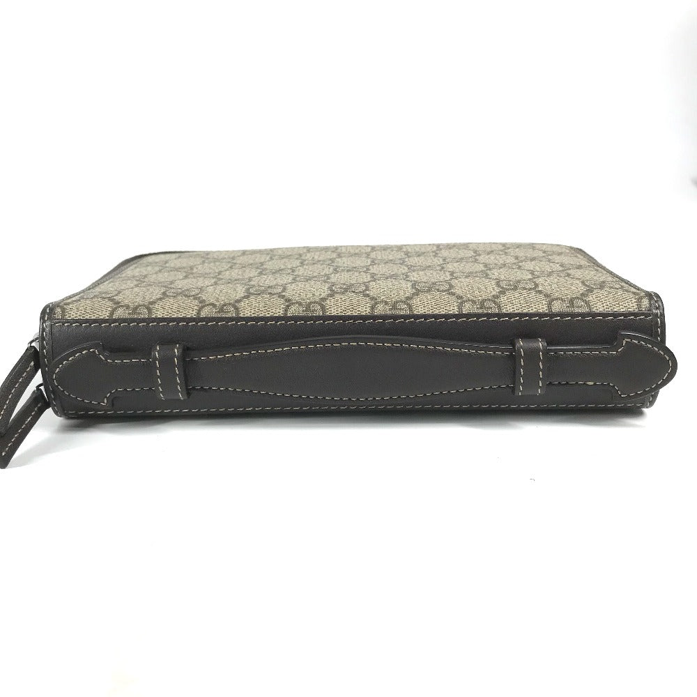 GUCCI Travel case 336298 GG Supreme Canvas Beige x brown GG Supreme Long Wallet Purse