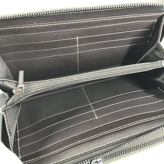 GUCCI Travel case 336298 GG Supreme Canvas Beige x brown GG Supreme Long Wallet Purse