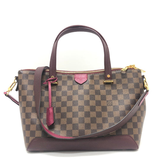 LOUIS VUITTON Handbag N41015 Damier canvas Brown x pink type Damier Hyde Park