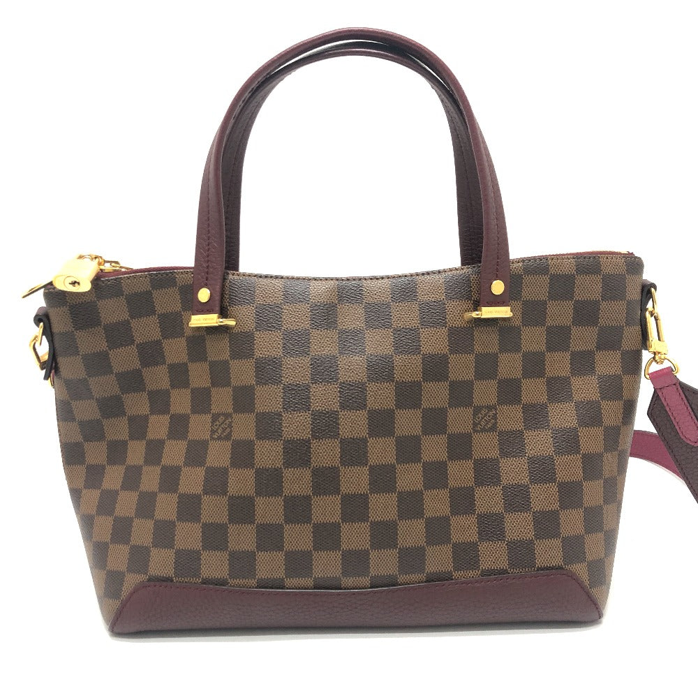 LOUIS VUITTON Handbag N41015 Damier canvas Brown x pink type Damier Hyde Park