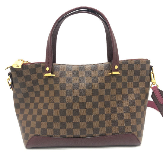 LOUIS VUITTON Handbag N41015 Damier canvas Brown x pink type Damier Hyde Park