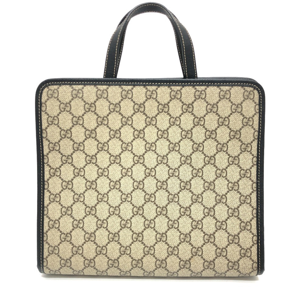 GUCCI Tote Bag 664083 GG Supreme canvas, leather Beige x red Chilled license GG Supreme Ladybug Women Used Authentic