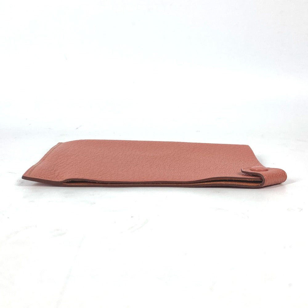 HERMES passport case Epsom Pink type Travel goods Termac PM Women Used Authentic