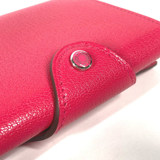 HERMES Folded wallet Shave pink Serie illiard compact Women Used Authentic