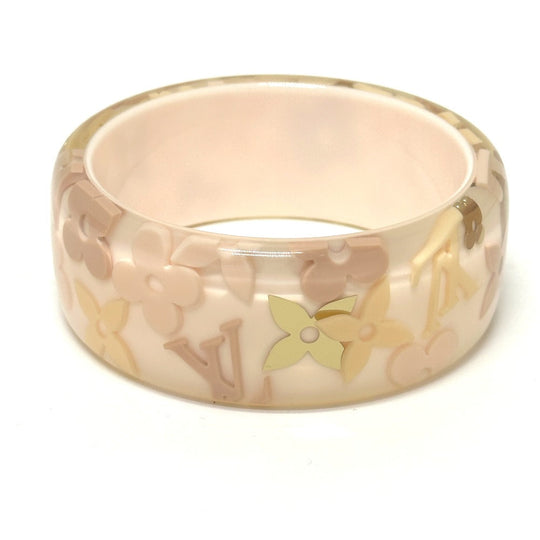 LOUIS VUITTON Bangle M65807 plastic pink Monogram Brasserie Farandole Women Used Authentic