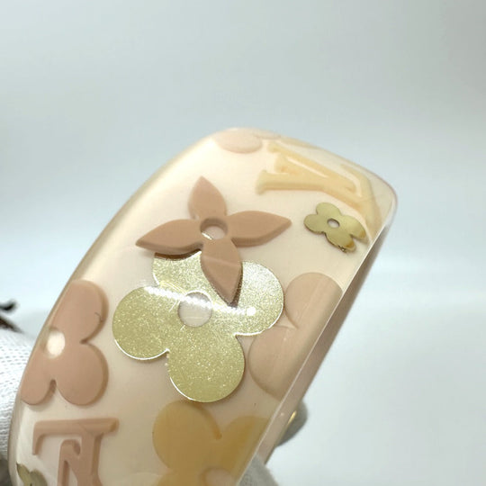 LOUIS VUITTON Bangle M65807 plastic pink Monogram Brasserie Farandole Women Used Authentic