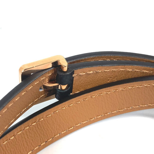 HERMES belt Epsom black H logo Belt Pop H 15 Women 75 Used Authentic