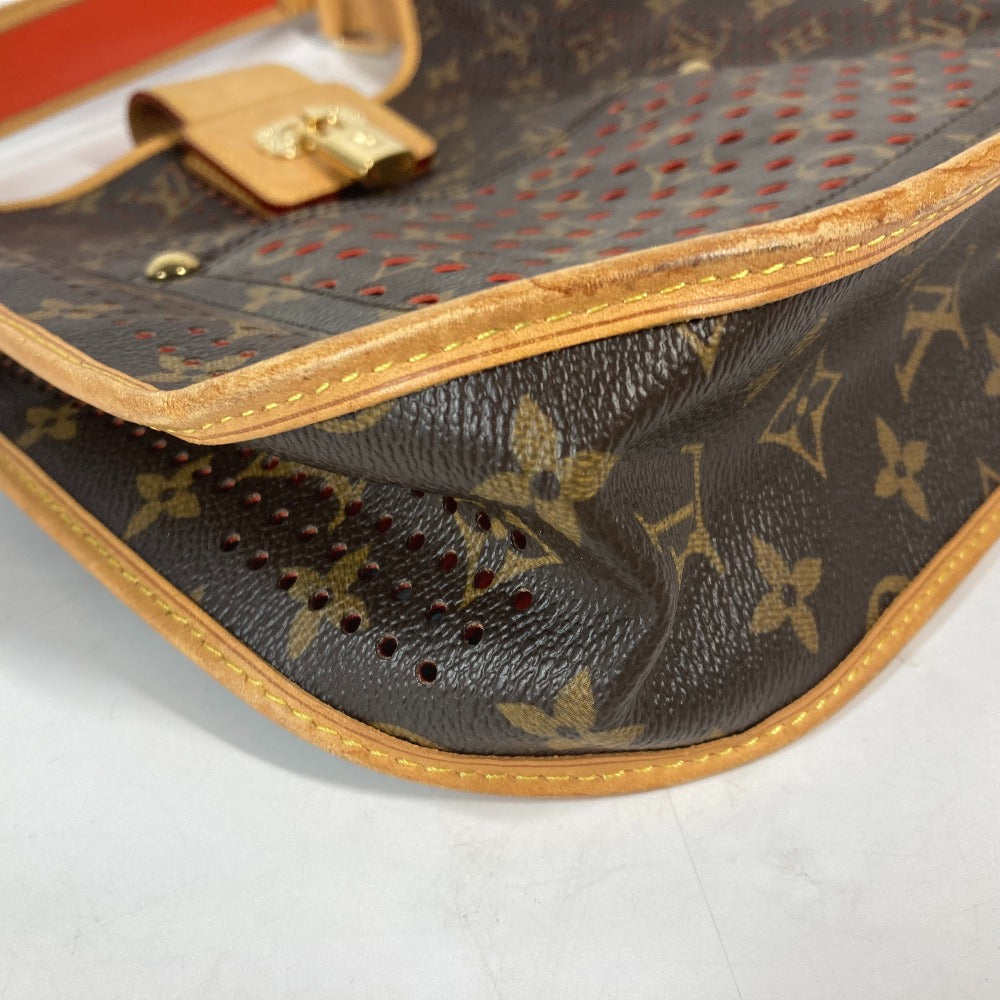 LOUIS VUITTON Shoulder Bag M95174 Monogram canvas Brown x orange Monogram Perfo Punching Musette Women Used Authentic
