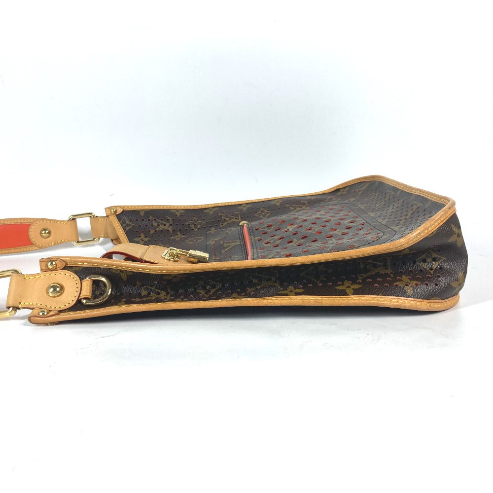LOUIS VUITTON Shoulder Bag M95174 Monogram canvas Brown x orange Monogram Perfo Punching Musette Women Used Authentic
