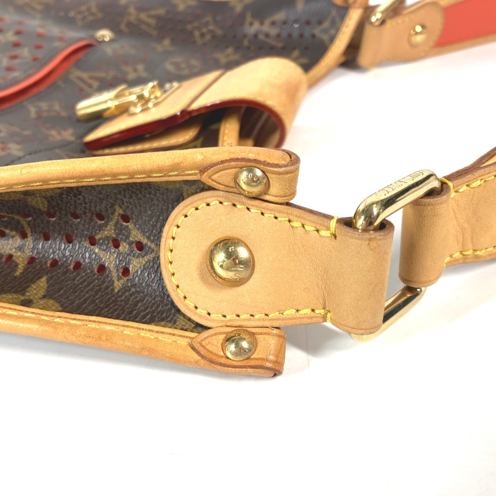 LOUIS VUITTON Shoulder Bag M95174 Monogram canvas Brown x orange Monogram Perfo Punching Musette Women Used Authentic