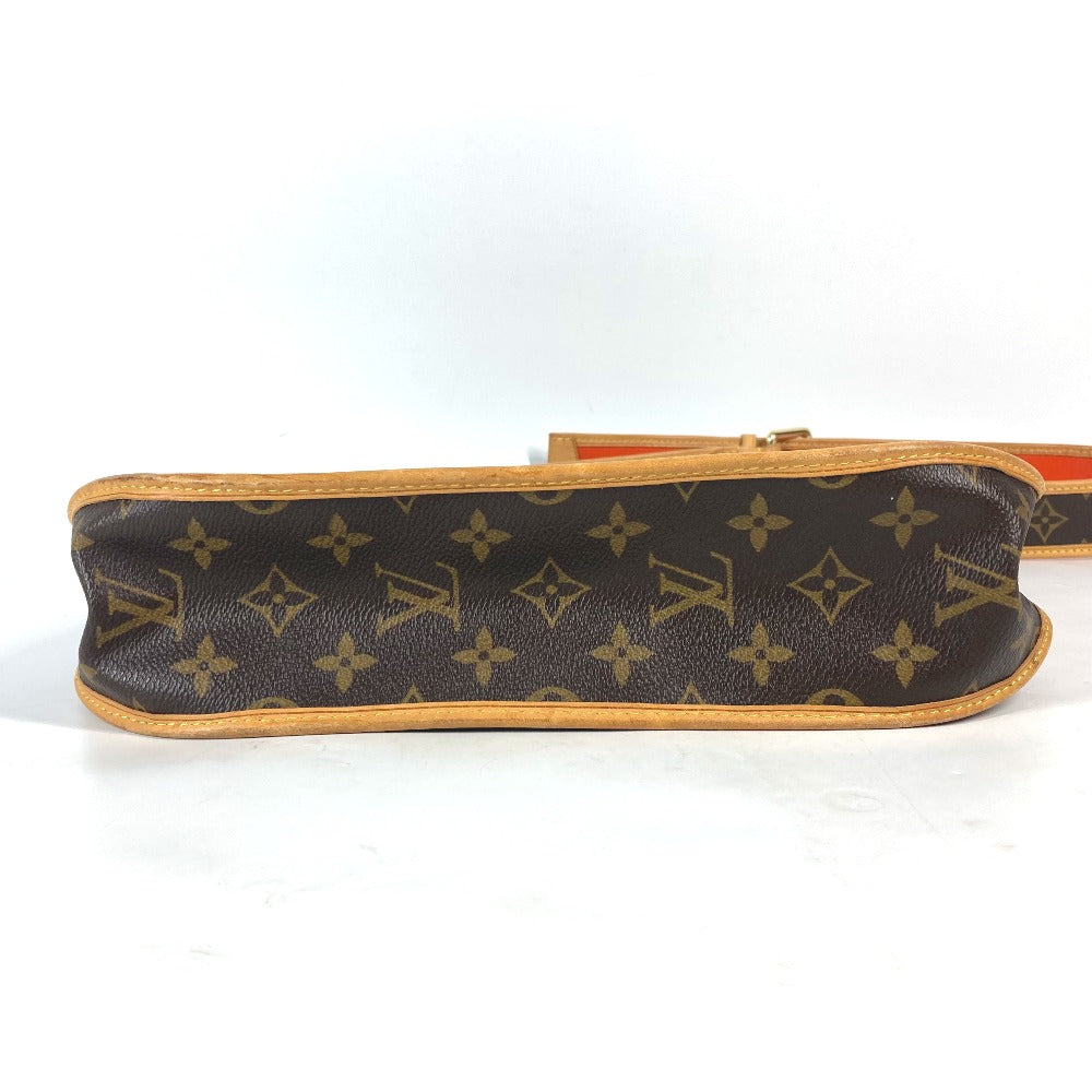 LOUIS VUITTON Shoulder Bag M95174 Monogram canvas Brown x orange Monogram Perfo Punching Musette Women Used Authentic