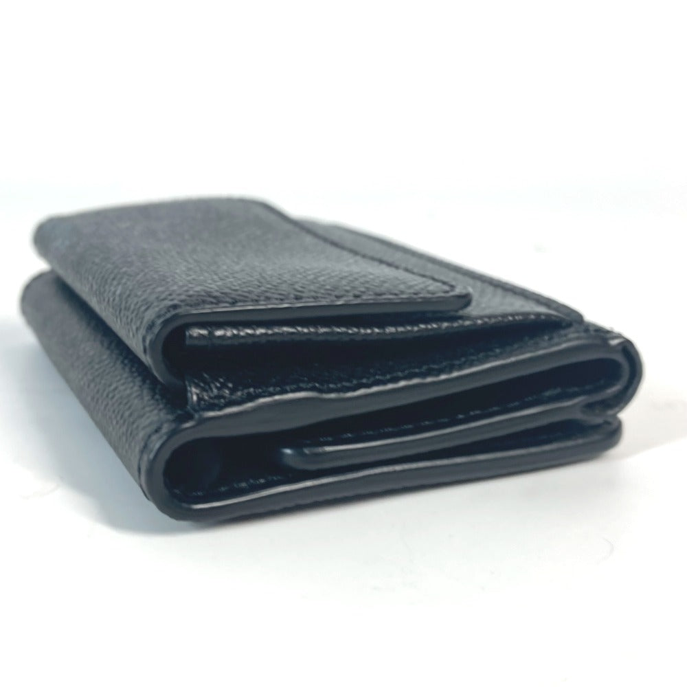 Maison Margiela Trifold wallet SA2UI0005 leather black 4stitch unisex(Unisex) Used Authentic