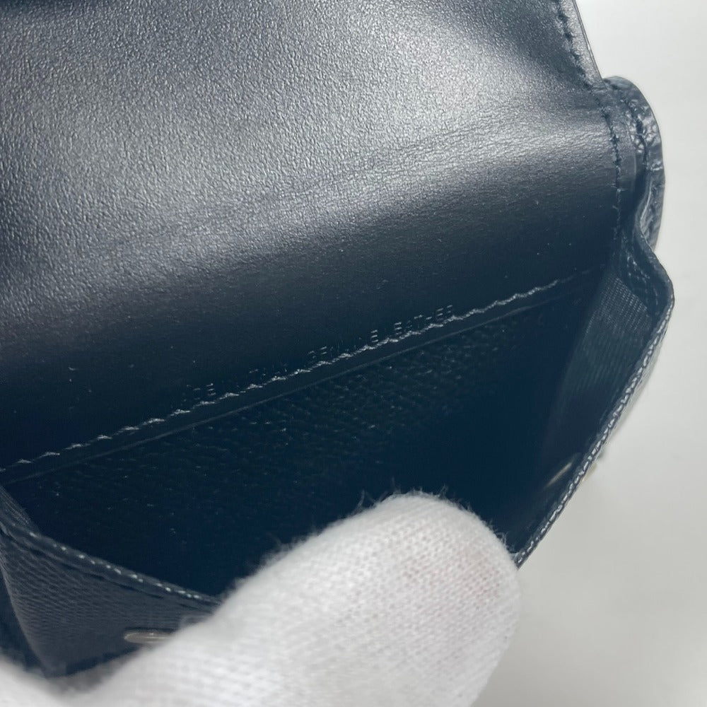 Maison Margiela Trifold wallet SA2UI0005 leather black 4stitch unisex(Unisex) Used Authentic