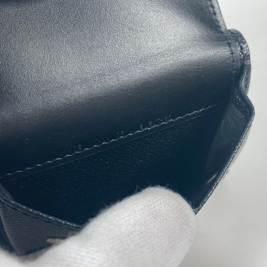 Maison Margiela Trifold wallet SA2UI0005 leather black 4stitch unisex(Unisex) Used Authentic