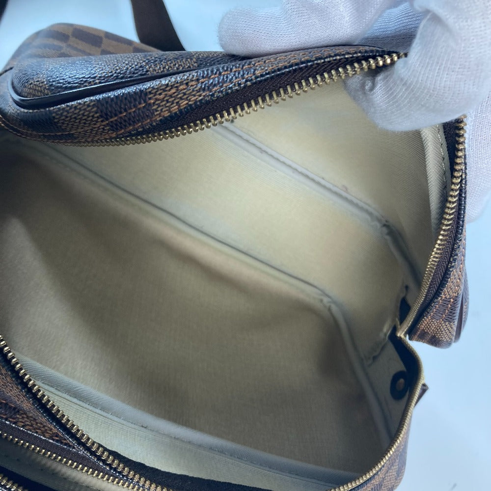 LOUIS VUITTON Shoulder Bag N45253 Damier canvas Brown Damier Reporter PM unisex(Unisex) Used Authentic