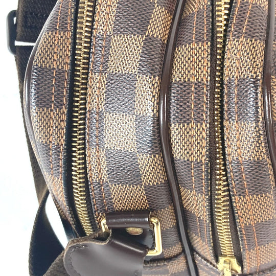 LOUIS VUITTON Shoulder Bag N45253 Damier canvas Brown Damier Reporter PM unisex(Unisex) Used Authentic
