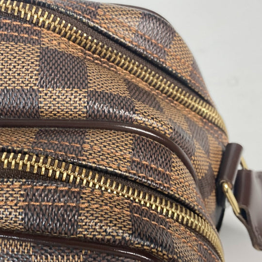 LOUIS VUITTON Shoulder Bag N45253 Damier canvas Brown Damier Reporter PM unisex(Unisex) Used Authentic