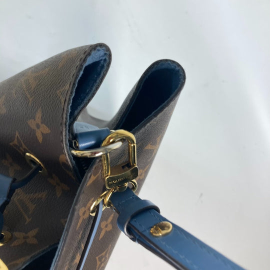 LOUIS VUITTON Shoulder Bag M43569 Monogram canvas Brown x blue Monogram Neonoe Women Used Authentic