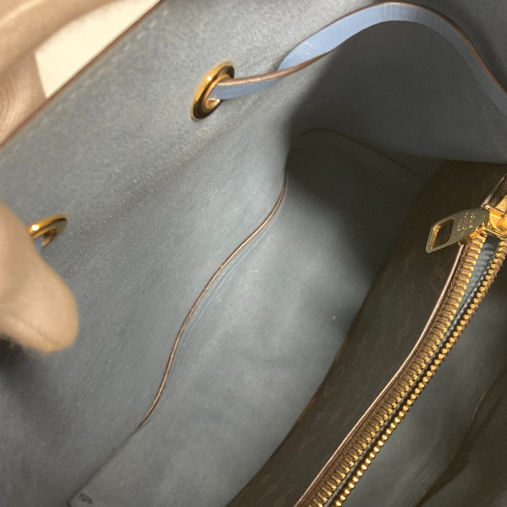LOUIS VUITTON Shoulder Bag M43569 Monogram canvas Brown x blue Monogram Neonoe Women Used Authentic