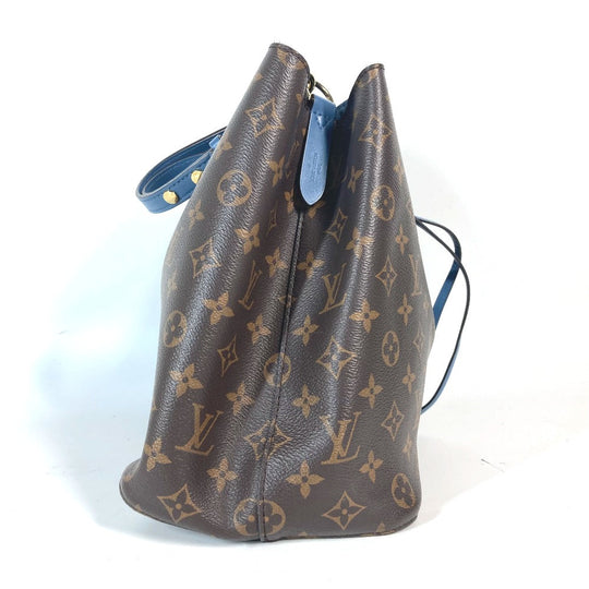 LOUIS VUITTON Shoulder Bag M43569 Monogram canvas Brown x blue Monogram Neonoe Women Used Authentic